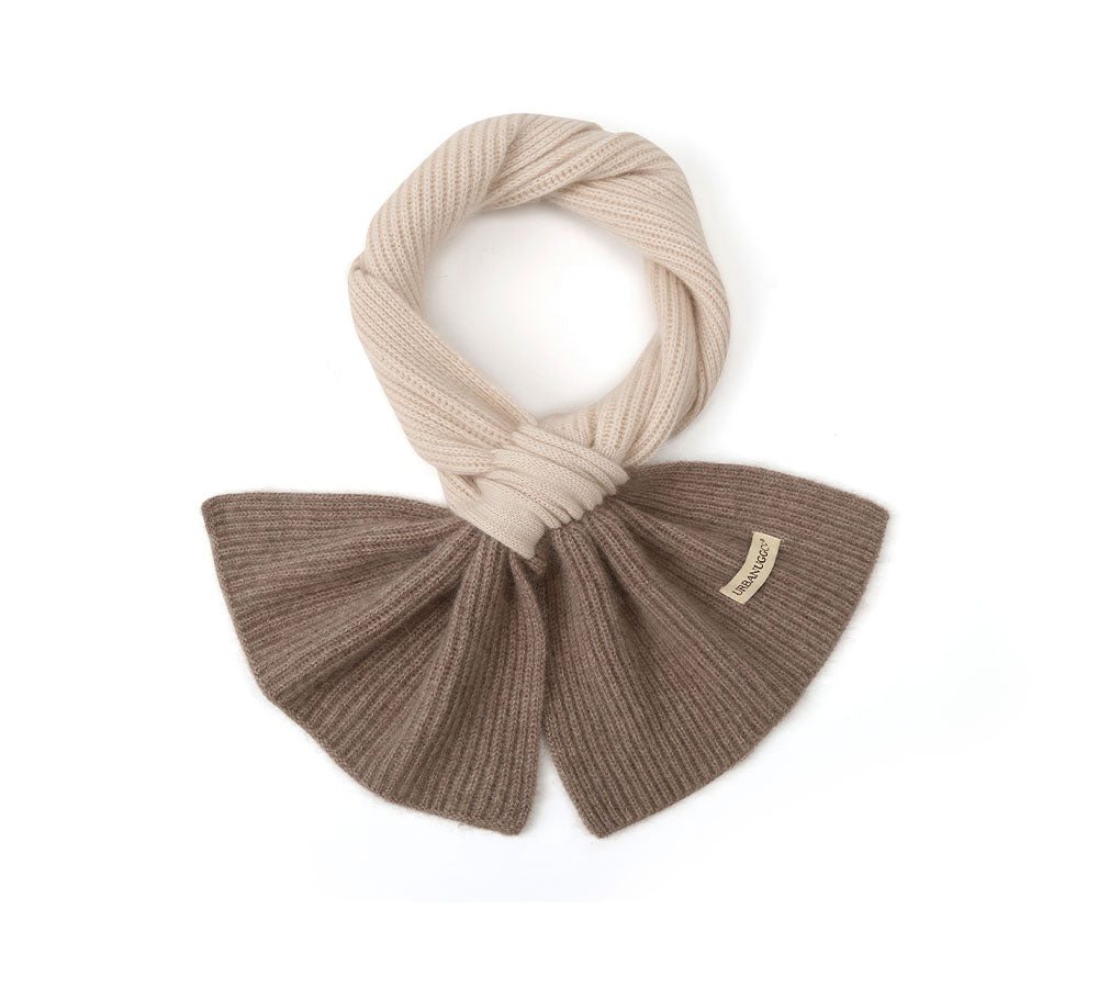 Cashmere Two Tone Knit Urban Wool Scarf
