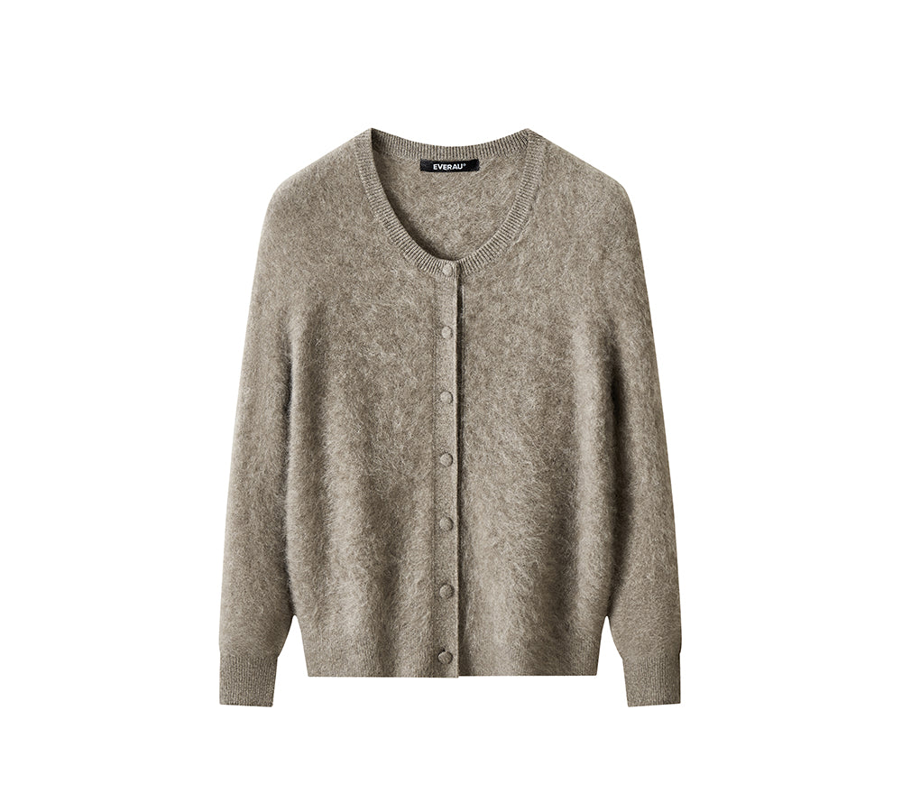 EVERAU® Yak Wool Cashmere Cardigan Morra EVERAU