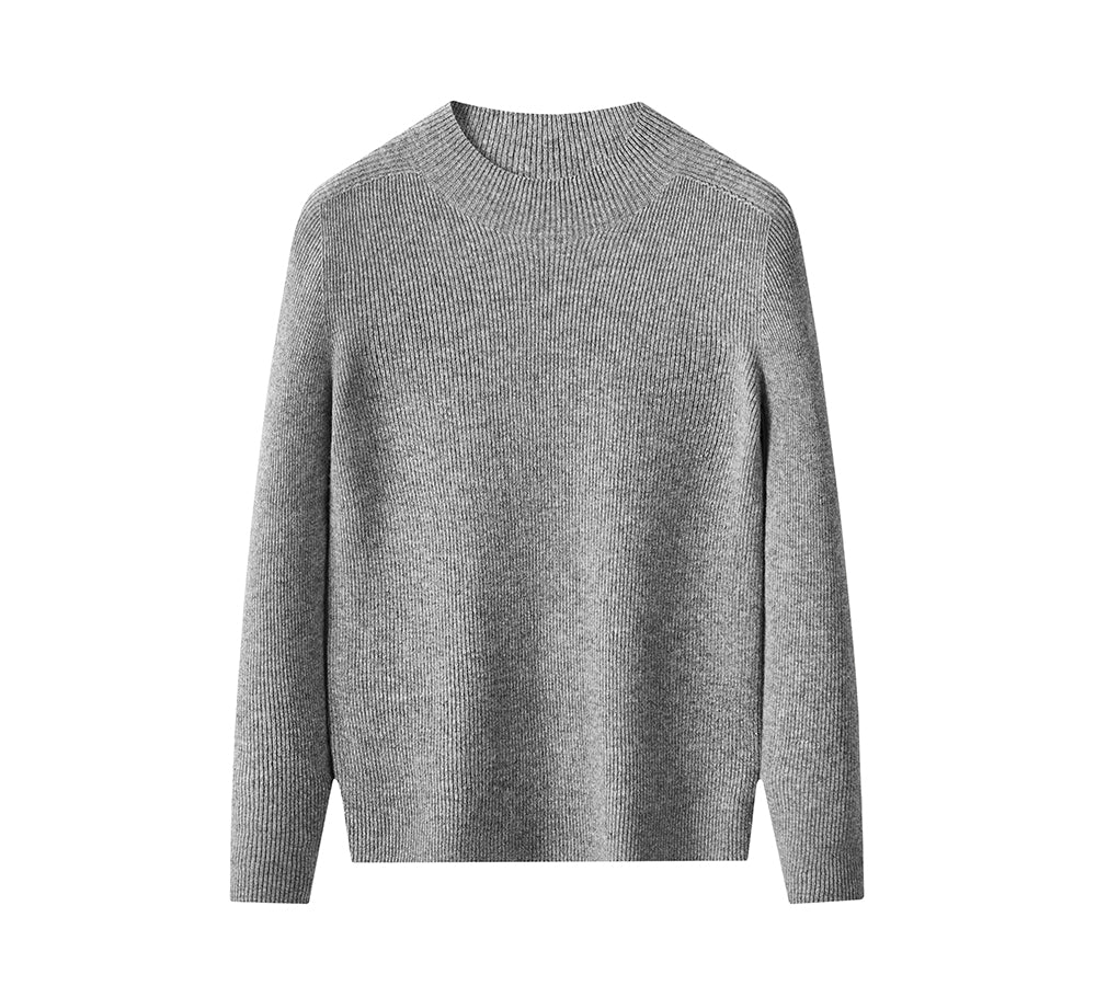 EVERAU® Wool Sweater Light Pure Wool Knitwear Roya EVERAU