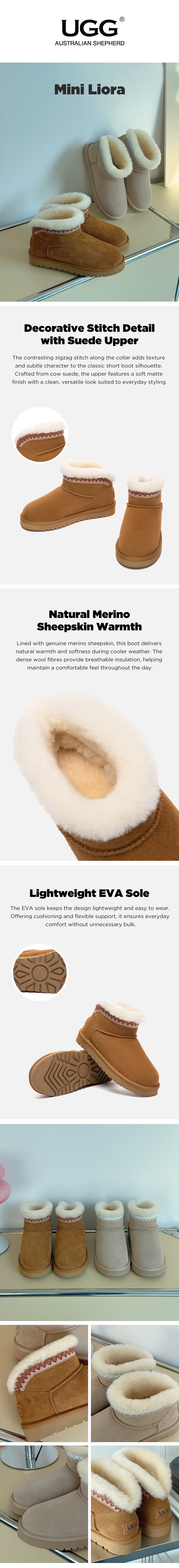 AUSTRALIAN SHEPHERD® UGG Boots Women  Mini Liora