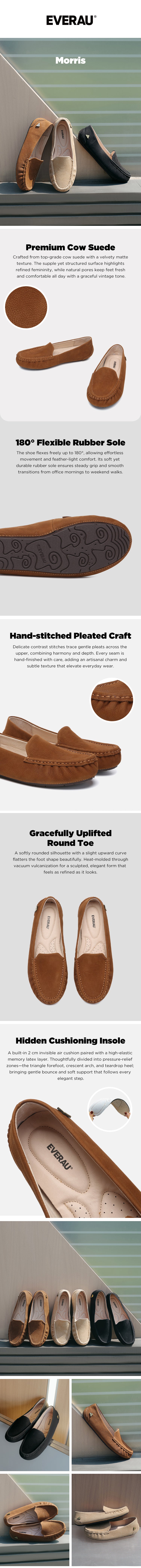 EVERAU® Women Moccasins Morris