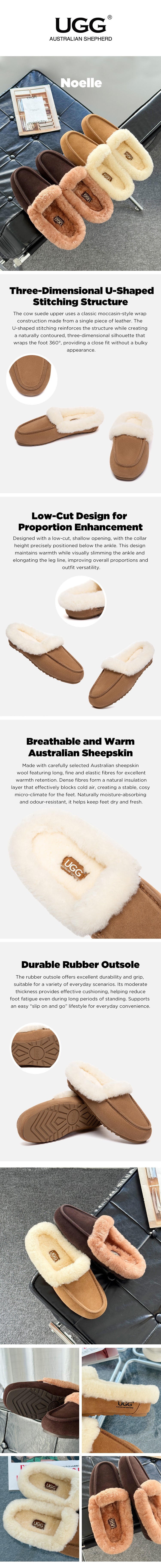 AUSTRALIAN SHEPHERD® UGG Slippers Mule Noelle