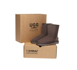 UGG EVERAU® UGG Boots Double Faced Sheepskin Wool Short Classic
