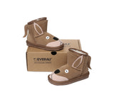 EVERAU® UGG Boots Kids Sheepskin Wool Kangaroo Kids Plus - UGG EXPRESS