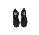 EVERAU® Women Leather Lace Up Chunky Boots Stephanie