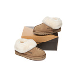 AUSTRALIAN SHEPHERD® UGG Slippers Kids Sheepskin Wool Ankle Homey - UGG EXPRESS