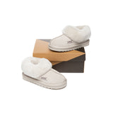 AUSTRALIAN SHEPHERD® UGG Slippers Kids Sheepskin Wool Ankle Homey - UGG EXPRESS