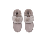 AUSTRALIAN SHEPHERD® 3-Way Style UGG Women Slippers Removable Wool Strap Slingback Muffin Fluffy