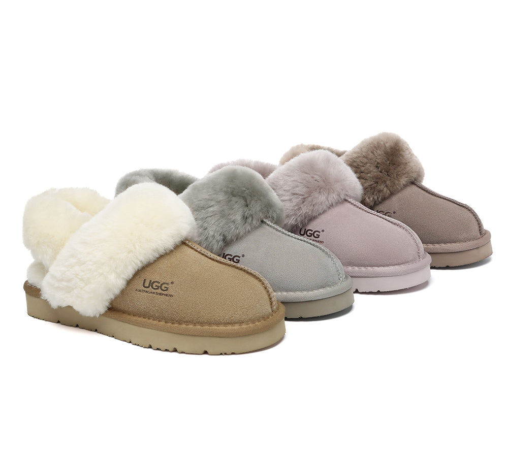 AUSTRALIAN SHEPHERD® UGG Slippers Women Muffin Fluffy