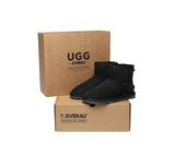 UGG EVERAU® UGG Boots Double Faced Sheepskin Wool Ankle Mini Classic - UGG EXPRESS