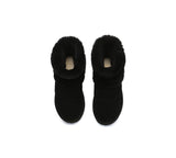 UGG EVERAU® UGG Boots Women Sheepskin Wool Shearling Lined Ankle Platform Udelia