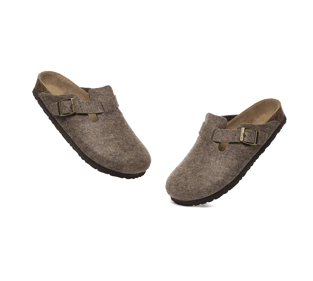 EVERAU?? Women Adjustable Buckled Straps Slip-on Flat Sandal Slides Brynn - UGG EXPRESS