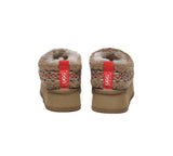 AUSTRALIAN SHEPHERD® UGG Slippers Sheepskin Wool Plush Ankle Platform Madge - UGG EXPRESS