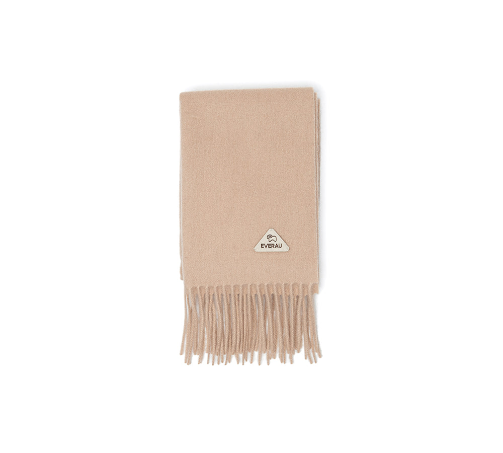 EVERAU® 100% Wool Plain Scarf Eva EVERAU