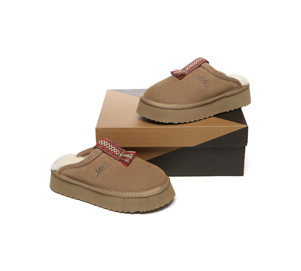 AUSTRALIAN SHEPHERD® UGG Slippers Platform Tazzy Calla