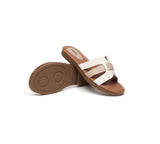 EVERAU® Women Leather Ultra Soft Flat Slides - UGG EXPRESS