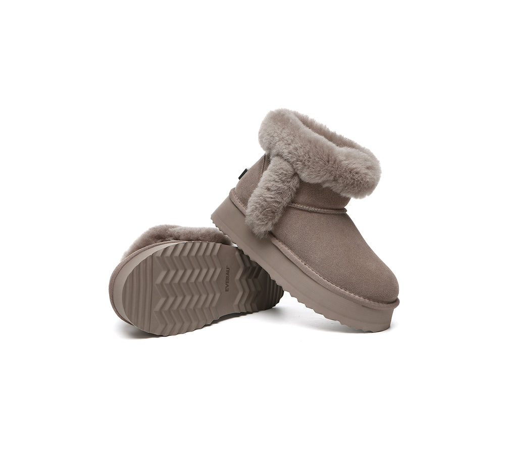 UGG EVERAU® UGG Boots Women Shearling Mini Platform Kazzi