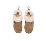 UGG EVERAU® UGG Slippers Women Removable Wool Strap Drawstring Slingback Platform Paige