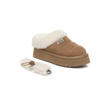UGG EVERAU® UGG Slippers Women Removable Wool Strap Drawstring Slingback Platform Paige