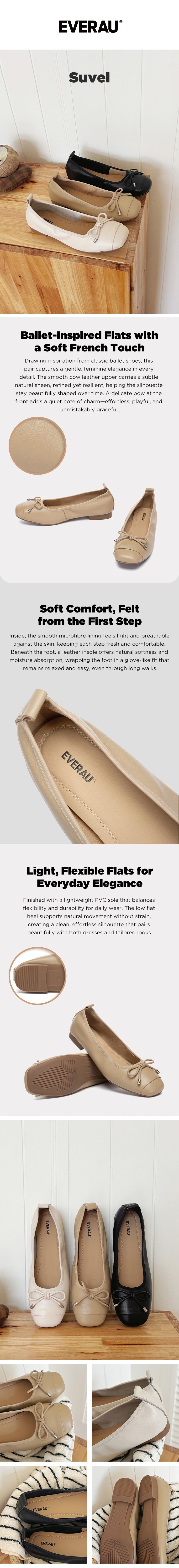 EVERAU® Women Ballet Flats Suvel