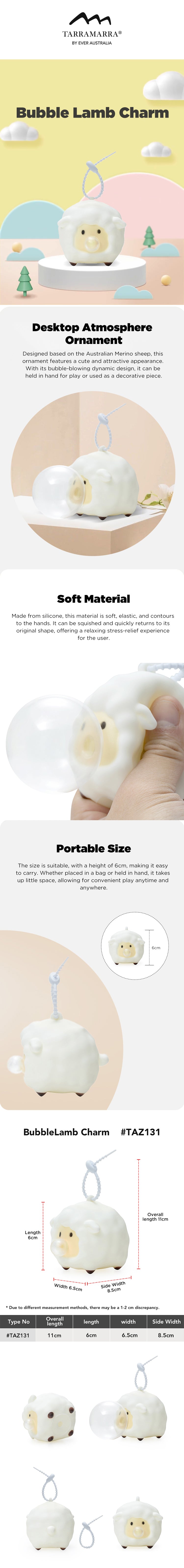 TARRAMARRA®Bubble lamb Charm