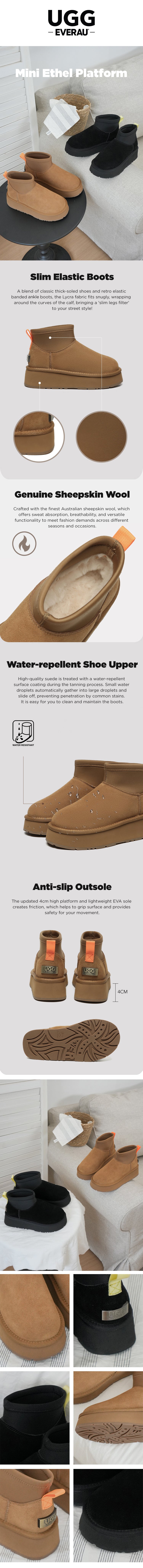 UGG EVERAU® UGG Boots Women Platform Mini Ethel