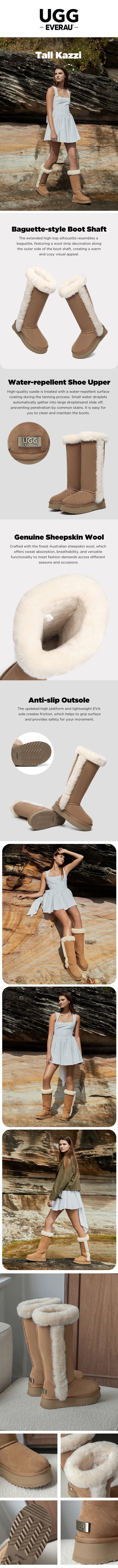 UGG EVERAU® UGG Boots Women Platform Tall Kazzi