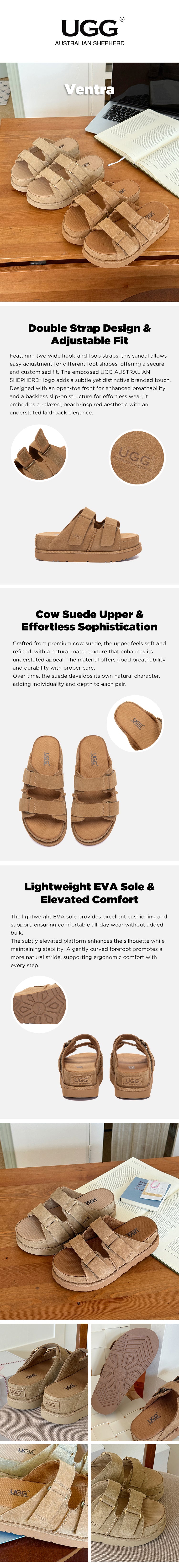 AUSTRALIAN SHEPHERD® Women Slides Platform Ventra