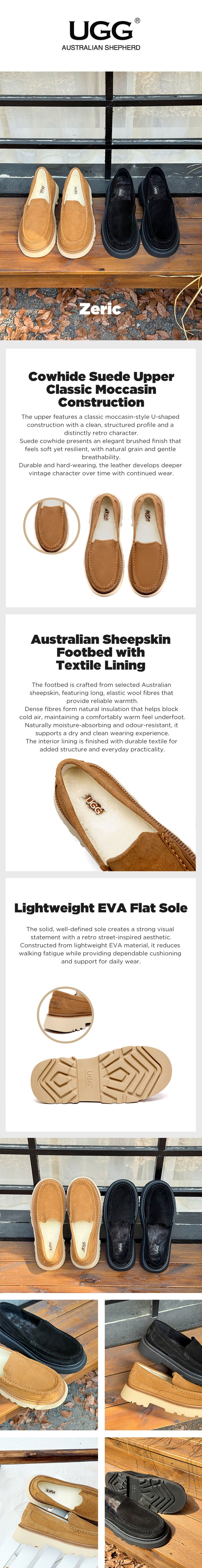 AUSTRALIAN SHEPHERD® UGG Slippers Men  Loafers Zeric