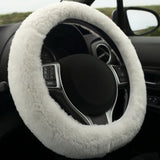 Premium Lambskin Car Steering Wheel Cover