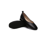 Flats - Women Ballet Leather Round Toe Flats