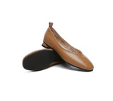 Flats - Women Ballet Leather Round Toe Flats