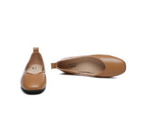 Flats - Women Ballet Leather Round Toe Flats