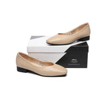 Flats - Women Ballet Leather Square Toe Flats