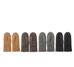 Gloves - Fluffy Sheepskin Wool Mittens
