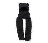 Hats - EVERAU® Hat Scarf And Gloves 3 In 1 Cute Bear Plush Hat