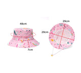 Hats -  Kids Sun Protection Cap Bucket Hat