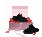 Valentine's Day Pink Gift Box with Muffin Slippers