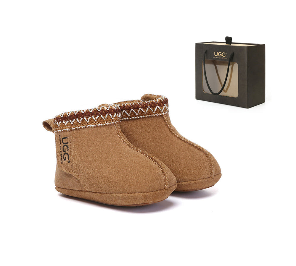 AUSTRALIAN SHEPHERD® UGG Boots Kids Sheepskin Wool Gift Set Barney UGG AUSTRALIAN SHEPHERD