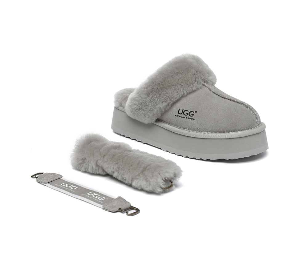 AUSTRALIAN SHEPHERD® UGG Slippers Women Platform Musa