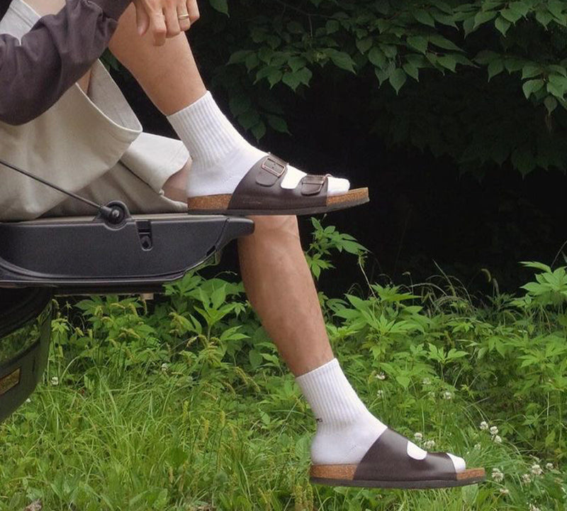 EVERAU® Men Adjustable Strap Summer Beach Large Size Mick Sandal Slides