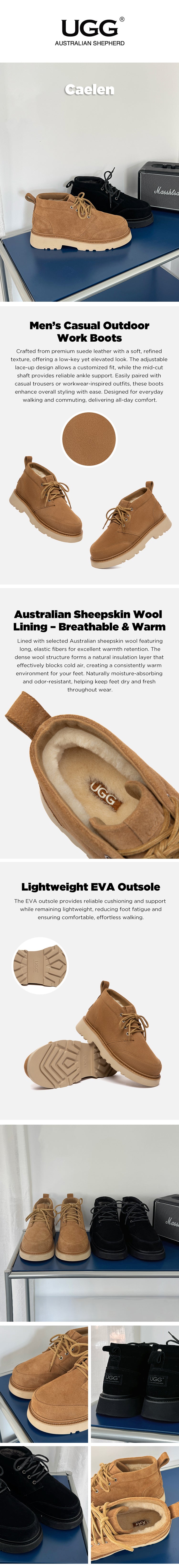 AUSTRALIAN SHEPHERD® UGG Boots Men Caelen