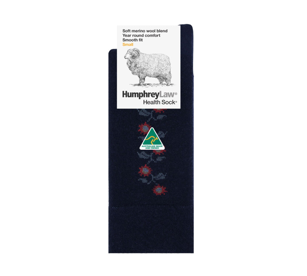 Humphrey Law Fine Merino Wool blend Patterned Health Socks Humphrey Law