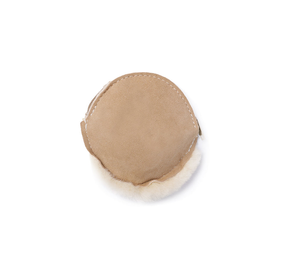 Purse - Urban UGG® Sheepskin Wool Fluffy Zip Purse