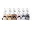 Fluffy Plush FLATOUTbear Keyring