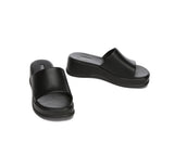 Slides - Women Platform Heel Slip-on Sandal Slides Fiona