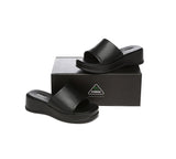 Slides - Women Platform Heel Slip-on Sandal Slides Fiona