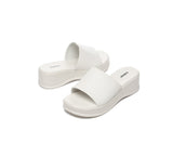 Slides - Women Platform Heel Slip-on Sandal Slides Fiona