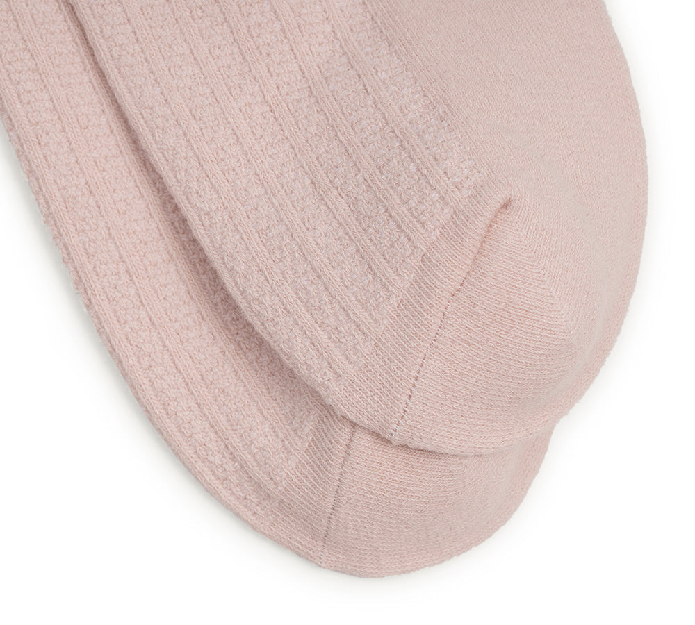 Socks - 100% Cotton Ruffle Shallow Mouth Socks One Pair