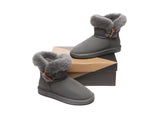 UGG Boots - Ugg Boots Mini Women Tiara Sheepskin Horn Toggle Closure